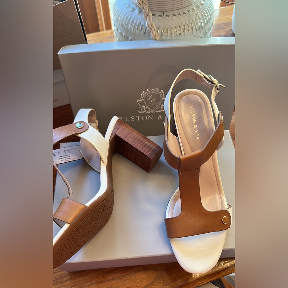 Preston &York leather sandals. Never worn